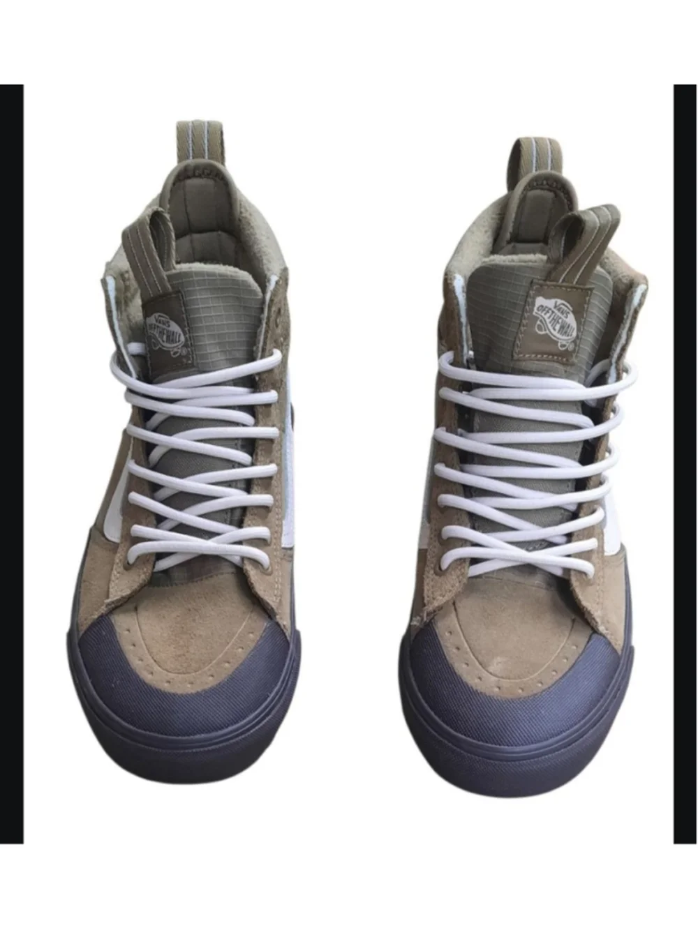 Vans Sk8- Waterproof MTE High Olive Drab Green. Mens size 8/ Womens Size 8.5